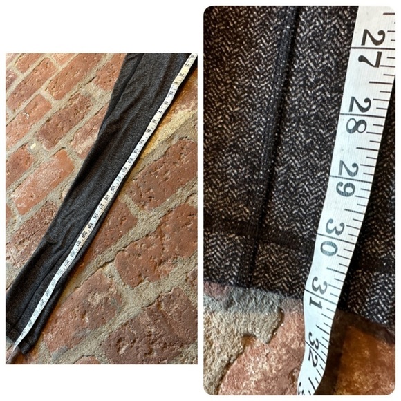 Lululemon Wunder Under Black Gray Herringbone Textured Leggings Women's size 2 - Picture 6 of 16